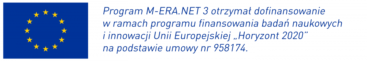 M-ERA.NET 2 otrzymała dofinansowanie w ramach programu finansowania badań naukowych i innowacji UE „Horyzont 2020” na podstawie umowy Nr 685451. 