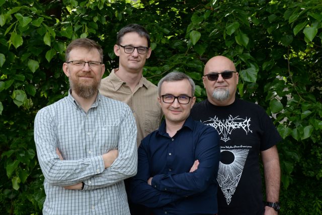 Od prawej: Marcin Nowotny, Bartosz Wilczyński, Roman Szczęsny, Paweł Golik. Fo. Daria Goś