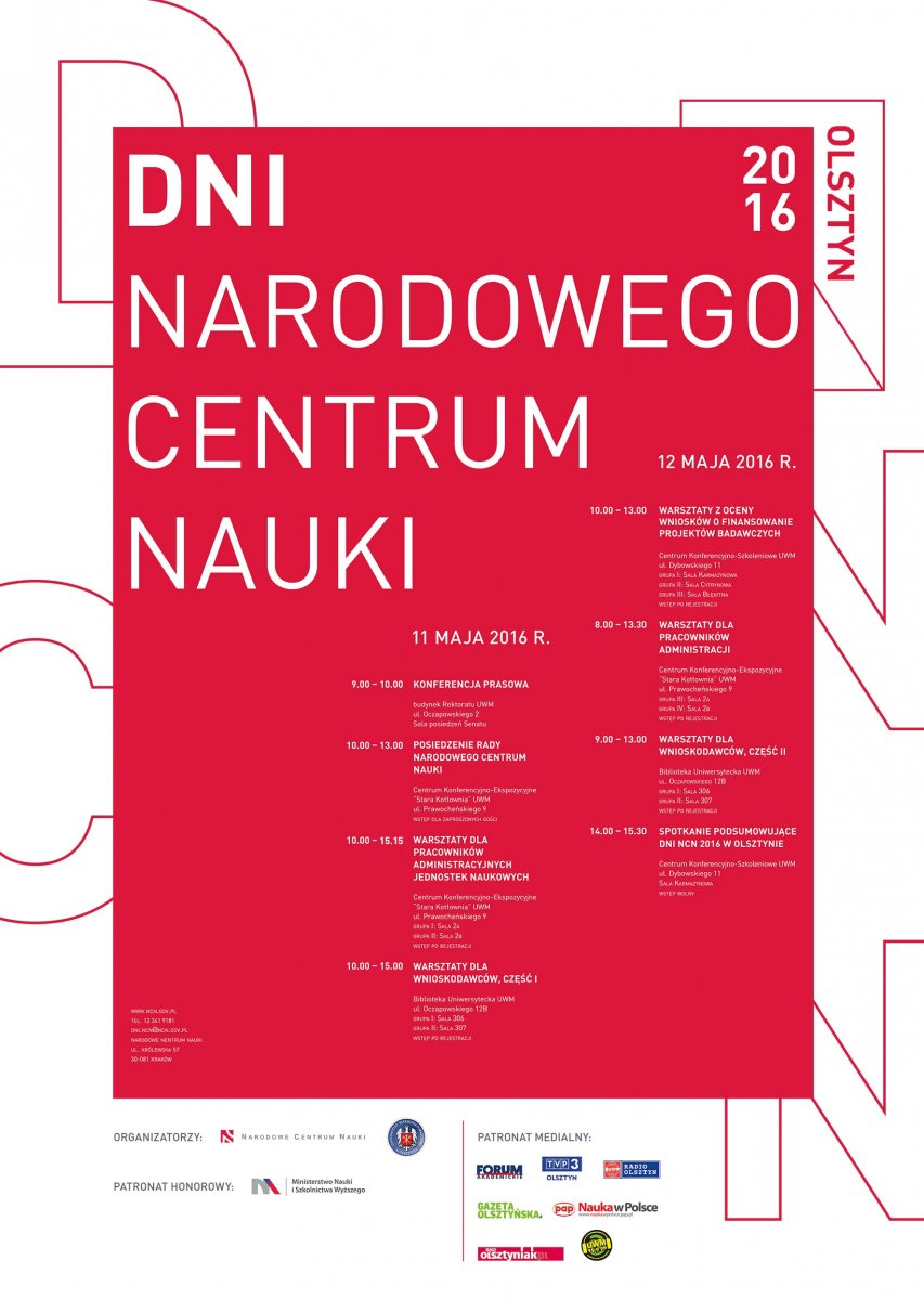 plakat Dni NCN