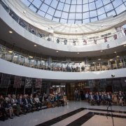 Koncert powitalny w wykonaniu chóru Cantores Varmiensis pod batutą Benedykta Błońskiego fot. Michał Niewdana