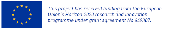 This project has received funding from the European Union's Horizon 2020 research and innovation programme under grant agreement No 649307.