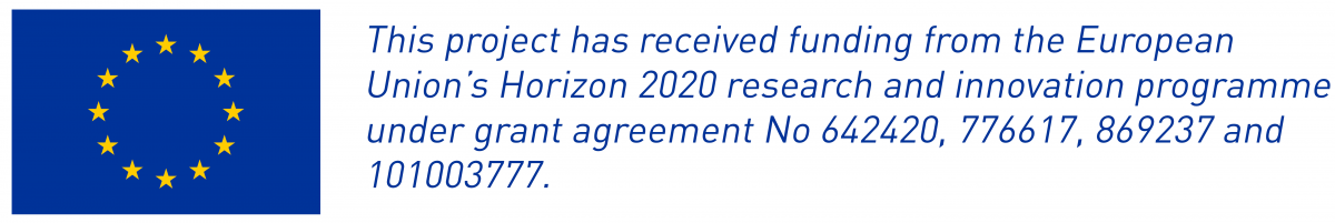 This project has received funding from the European Union¹s Horizon 2020 research and innovation programme under grant agreements No 642420 and 776617.