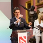 Dr hab. Marcin Szwed przemawia po otrzymaniu Nagrody NCN