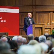 Dyrektor NCN prof. Zbigniew Błocki przemawia podczas spotkania otwierającego Dni NCN