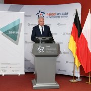 Uroczystość otwarcia Centrów Dioscuri w Instytucie Nenckiego PAN. Na zdjęciu Jarosław Gowin, minister nauki i szkolnictwa wyższego
