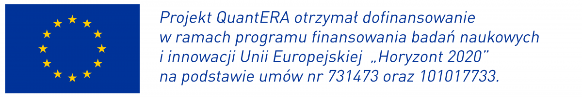 Niniejszy projekt otrzymał dofinansowanie w ramach programu finansowania badań naukowych i innowacji Unii Europejskiej "Horyzont 2020" na podstawie umowy nr 731473. 