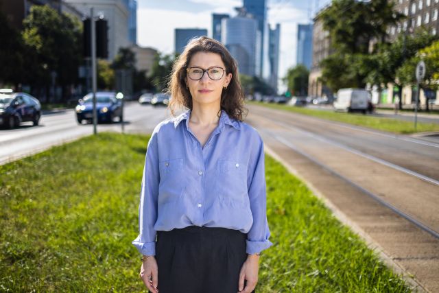 dr Zofia Boni w pracy