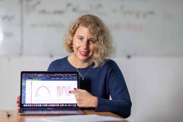 Prof. Magdalena Stobińska, photo by Michał Łepecki