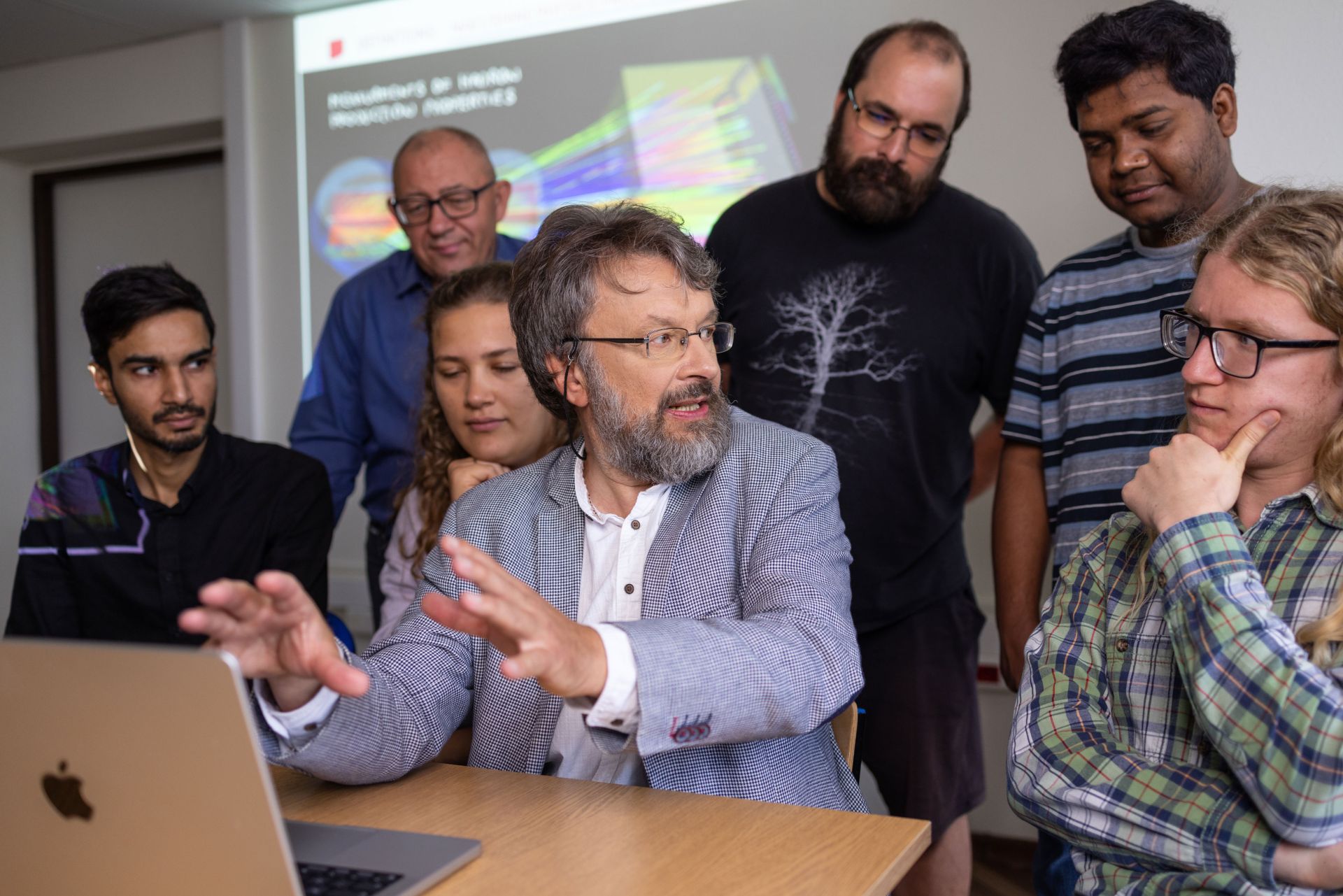 fot. Michał Łepecki, prof. dr hab. Marek Gaździcki