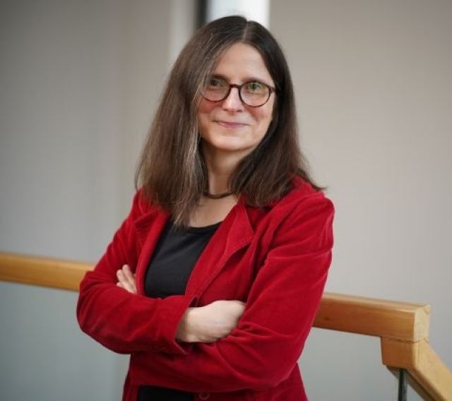 Prof. Grażyna Jurkowlaniec, photo M. Kaźmierczak/UW