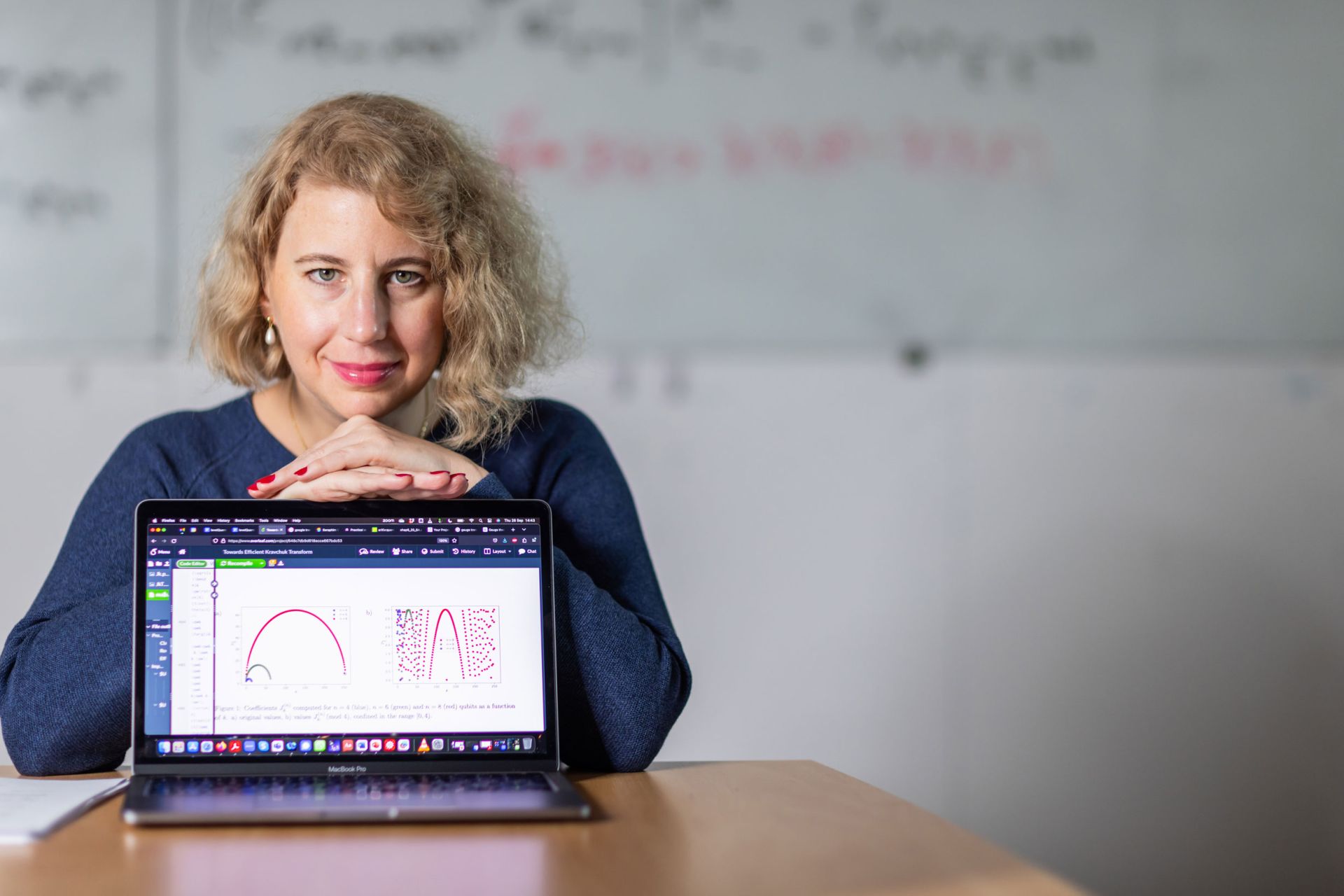 Prof. Magdalena Stobińska, photo by Michał Łepecki